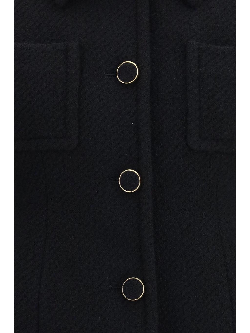 Chloé Women Cropped Single-Breasted Blazer With Fabric Buttons