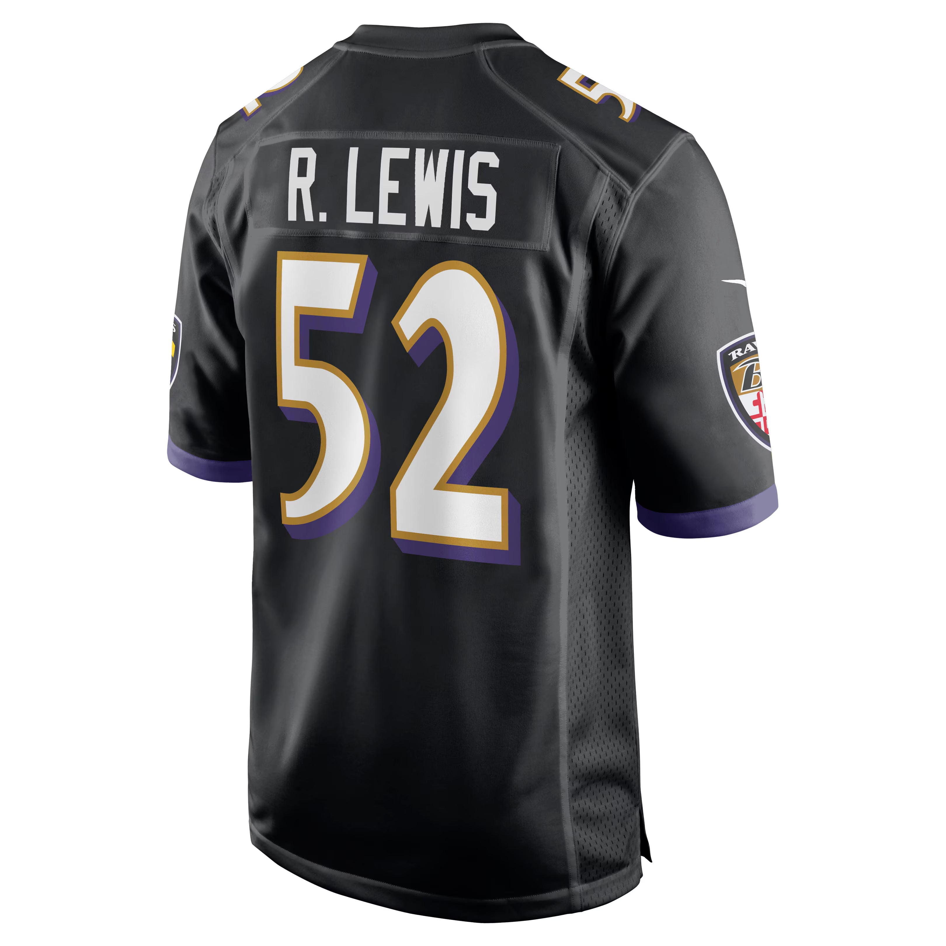 Baltimore Ravens Ray Lewis Black Retired Player Alternate Game Jersey