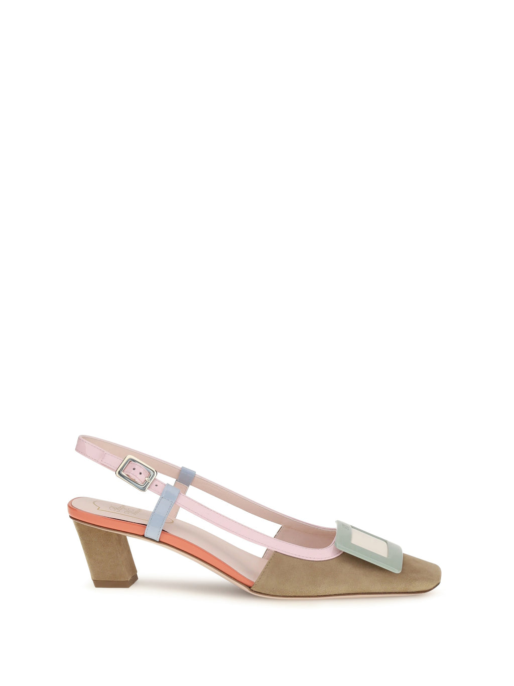 Roger Vivier Women Suede Belle Vivier Slingback Pumps