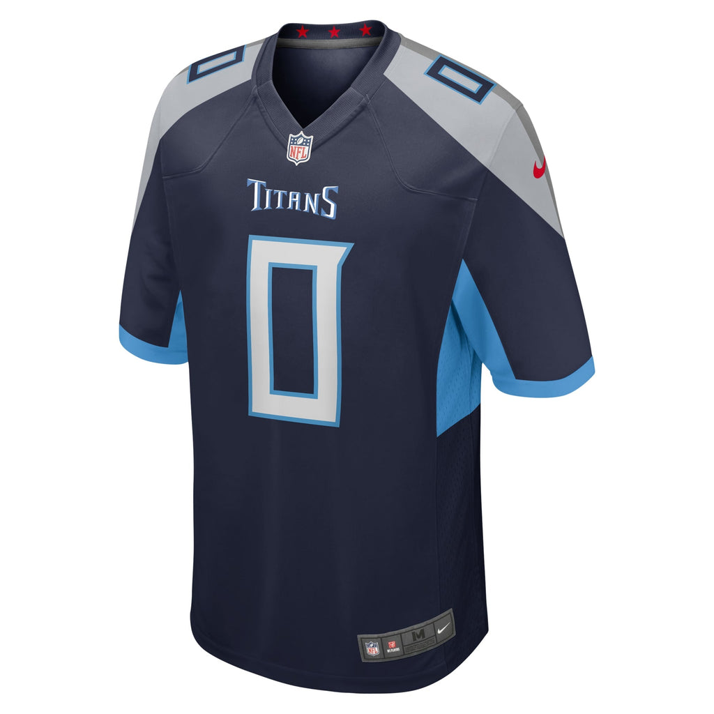 Tennessee Titans Calvin Ridley Navy Game Player Jersey
