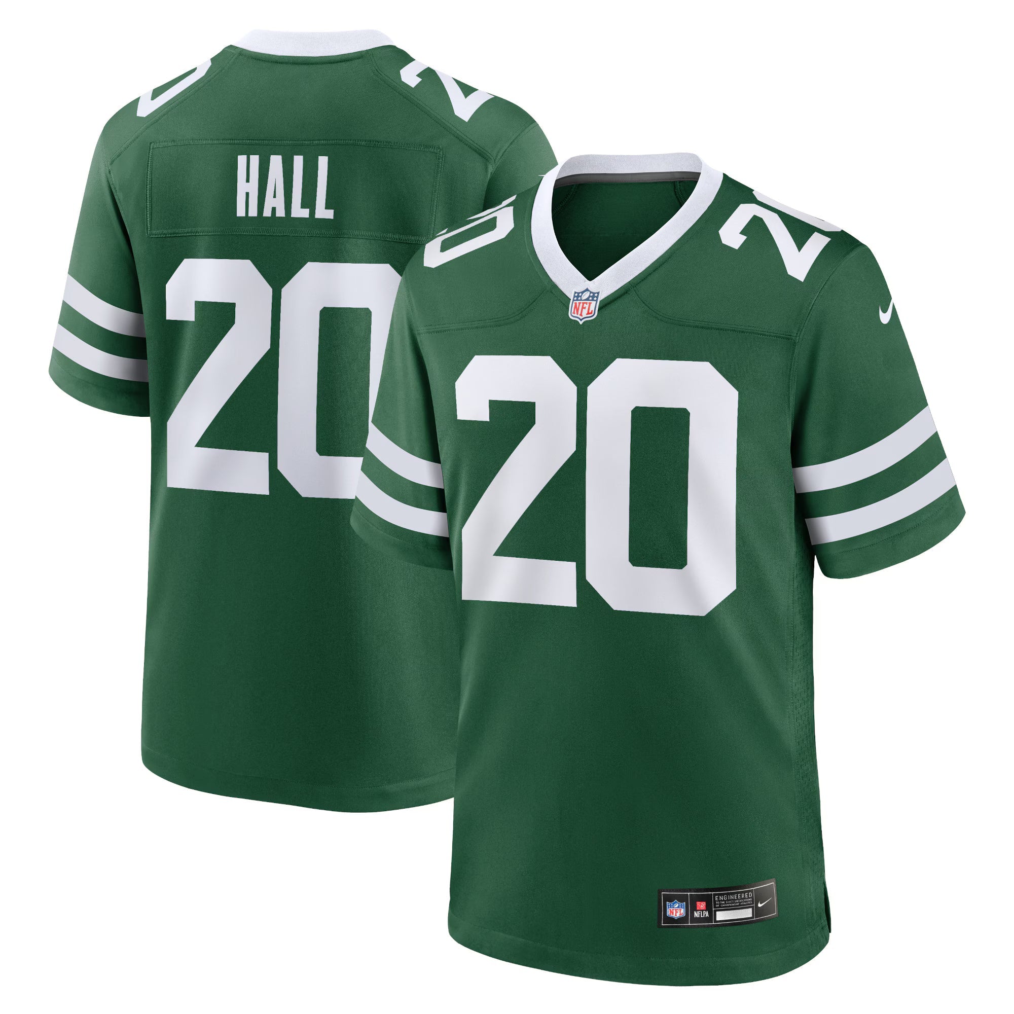 New York Jets Breece Hall Legacy Green Game Jersey