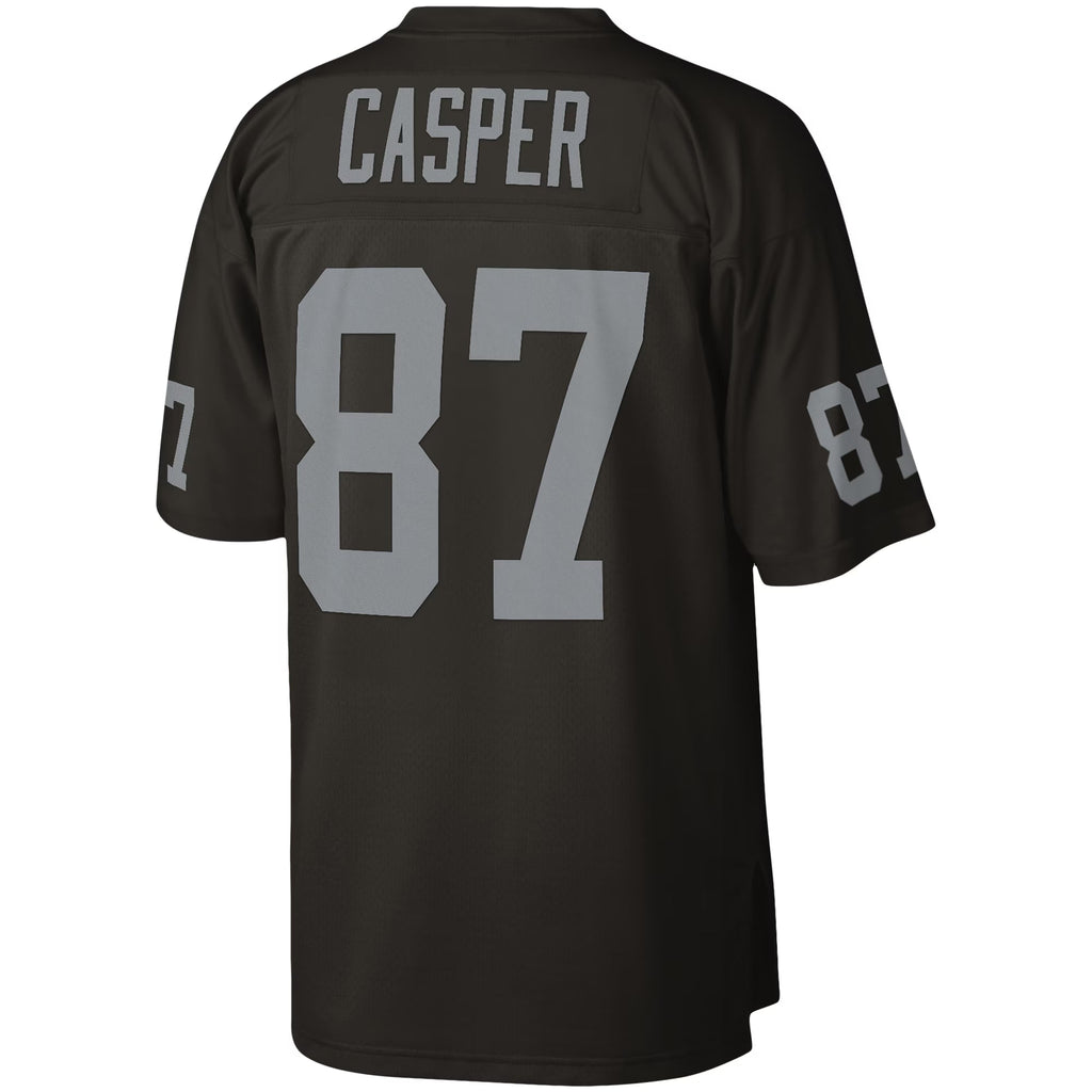 Las Vegas Raiders Dave Casper Mitchell & Ness Black Legacy Replica Jersey