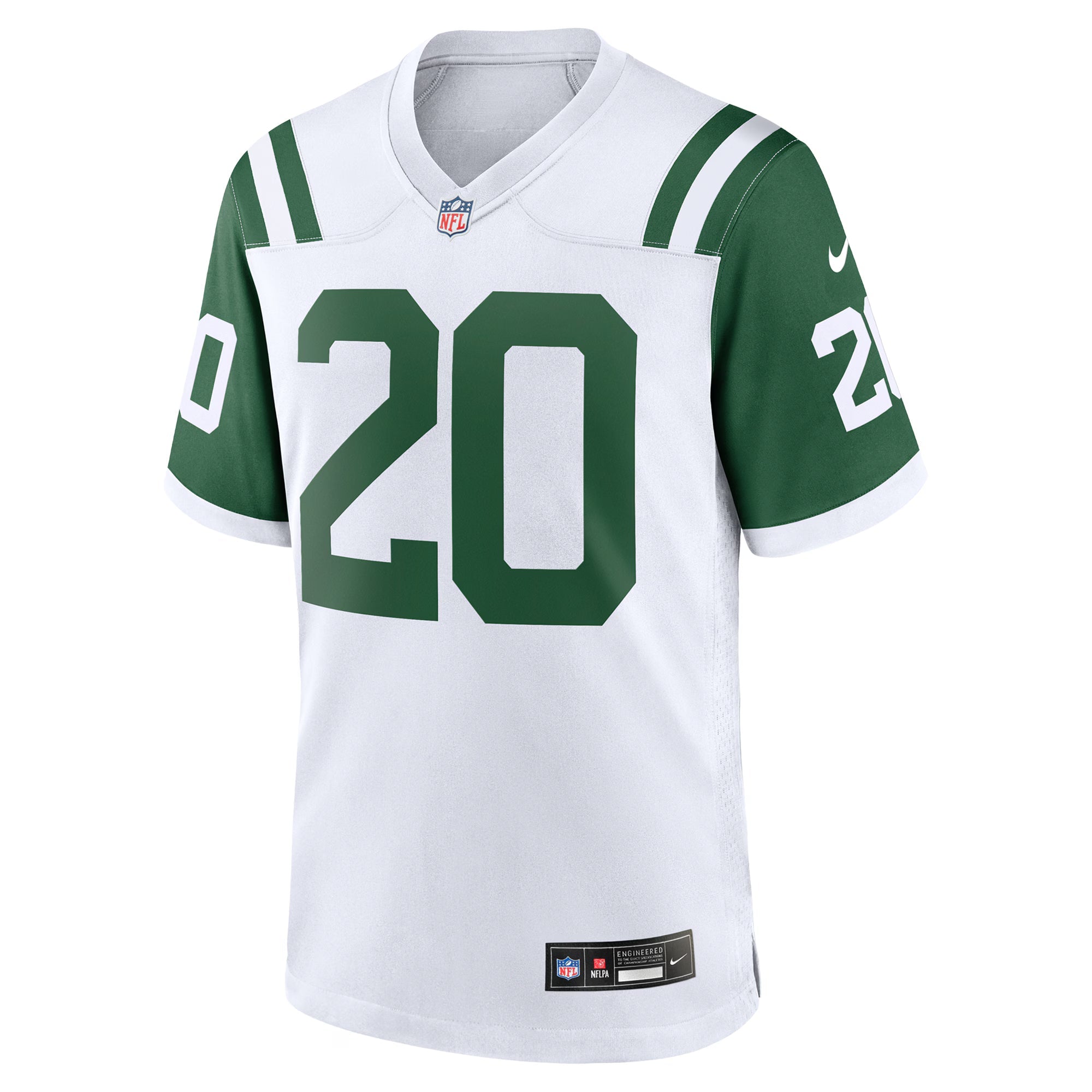New York Jets Breece Hall White Classic Alternate Game Jersey