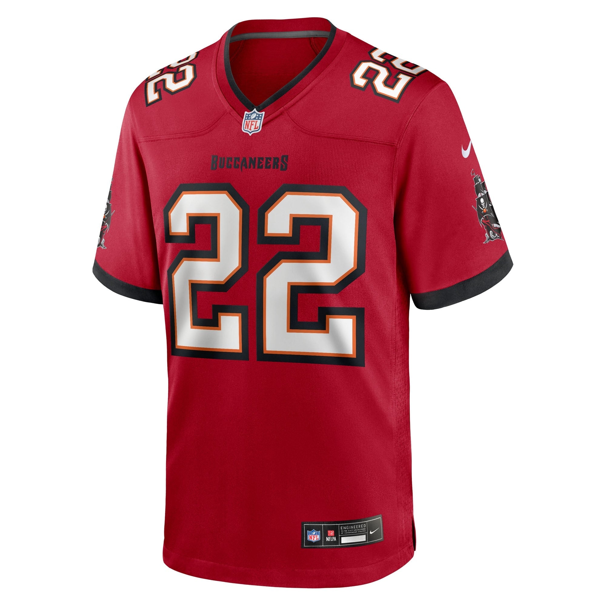 Tampa Bay Buccaneers Kindle Vildor Red Team Game Jersey