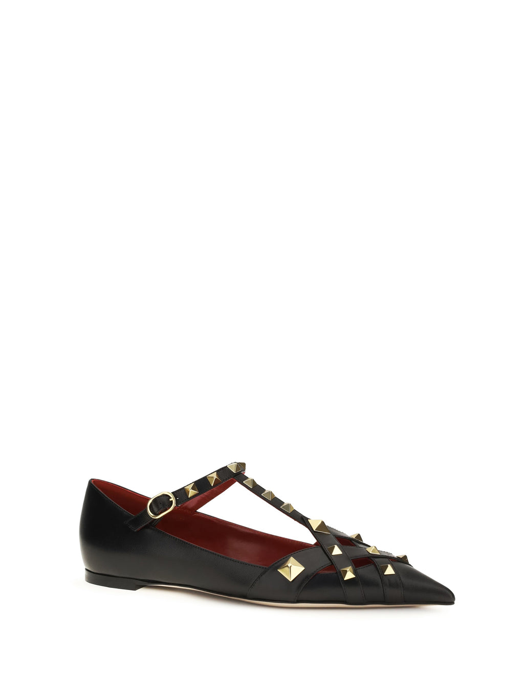 Valentino Garavani Women Studdy Ballerinas In Kidskin