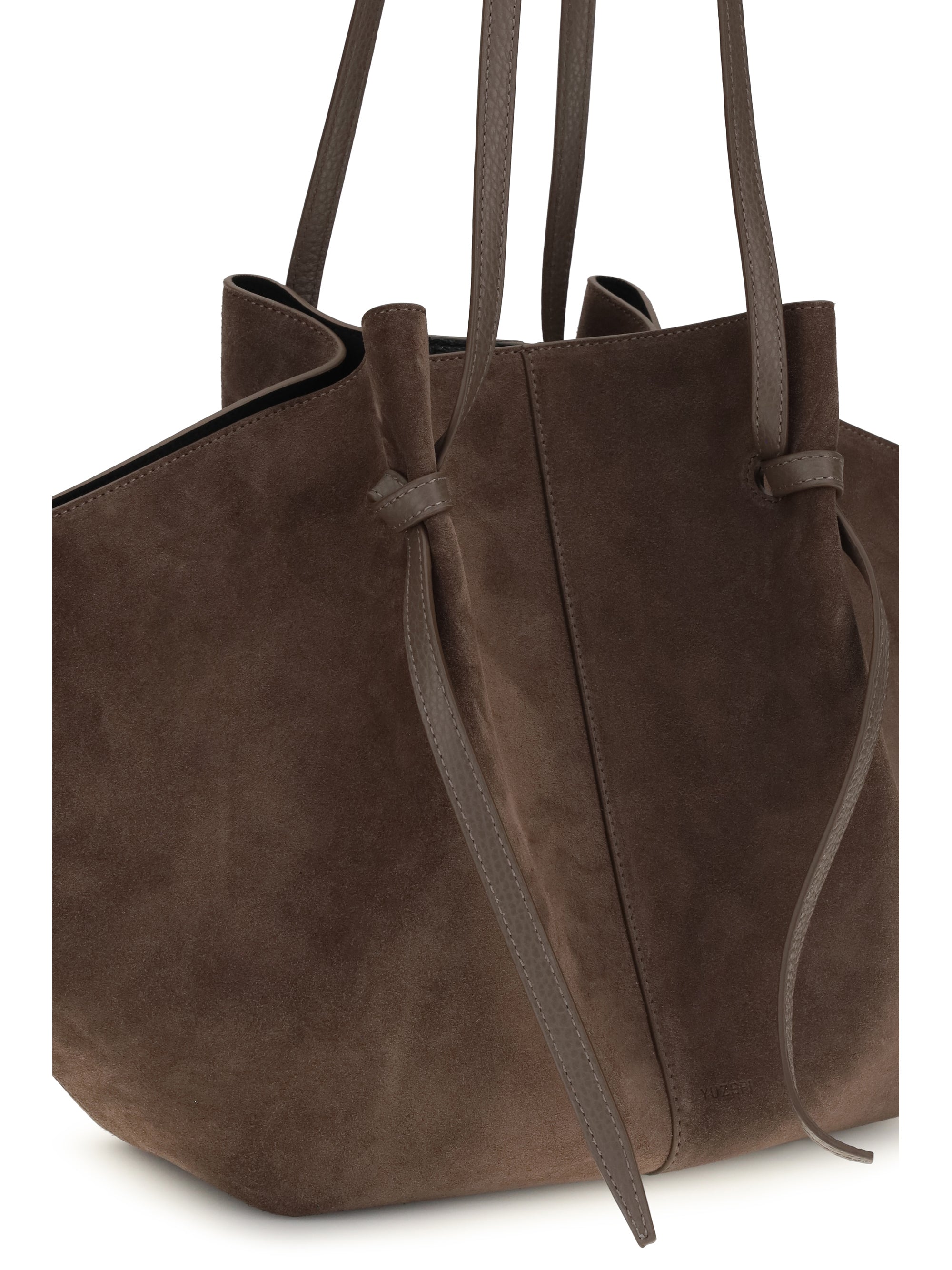 Yuzefi Women Mochi Large Suede Shoulder Bag