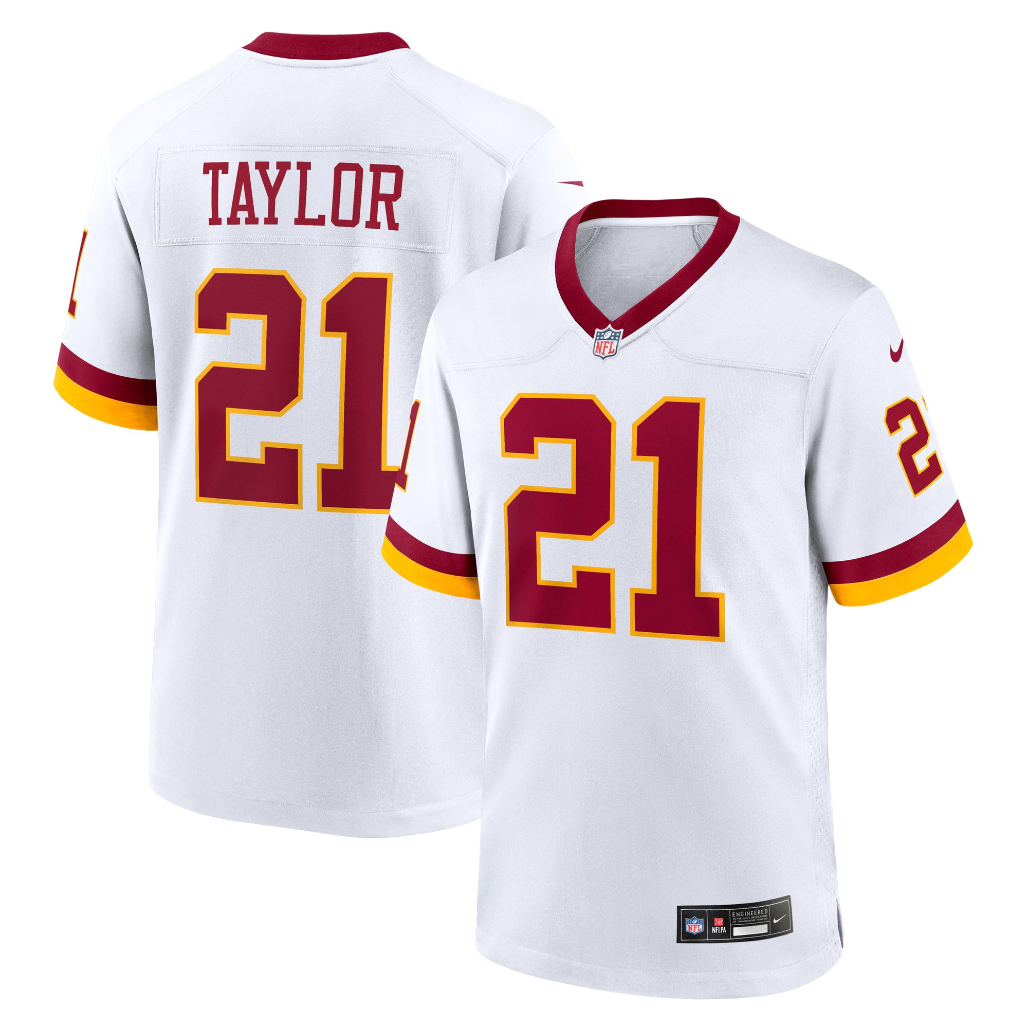 Washington Commanders Sean Taylor White Game Super Bowl Era Jersey