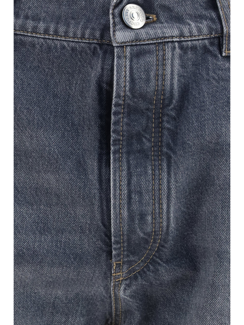 Brunello Cucinelli Men Straight-Leg Turn-Up Jeans