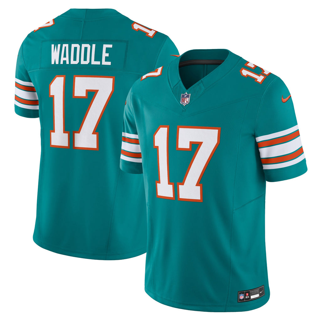 Miami Dolphins Jaylen Waddle Aqua Vapor F.U.S.E. Limited Jersey
