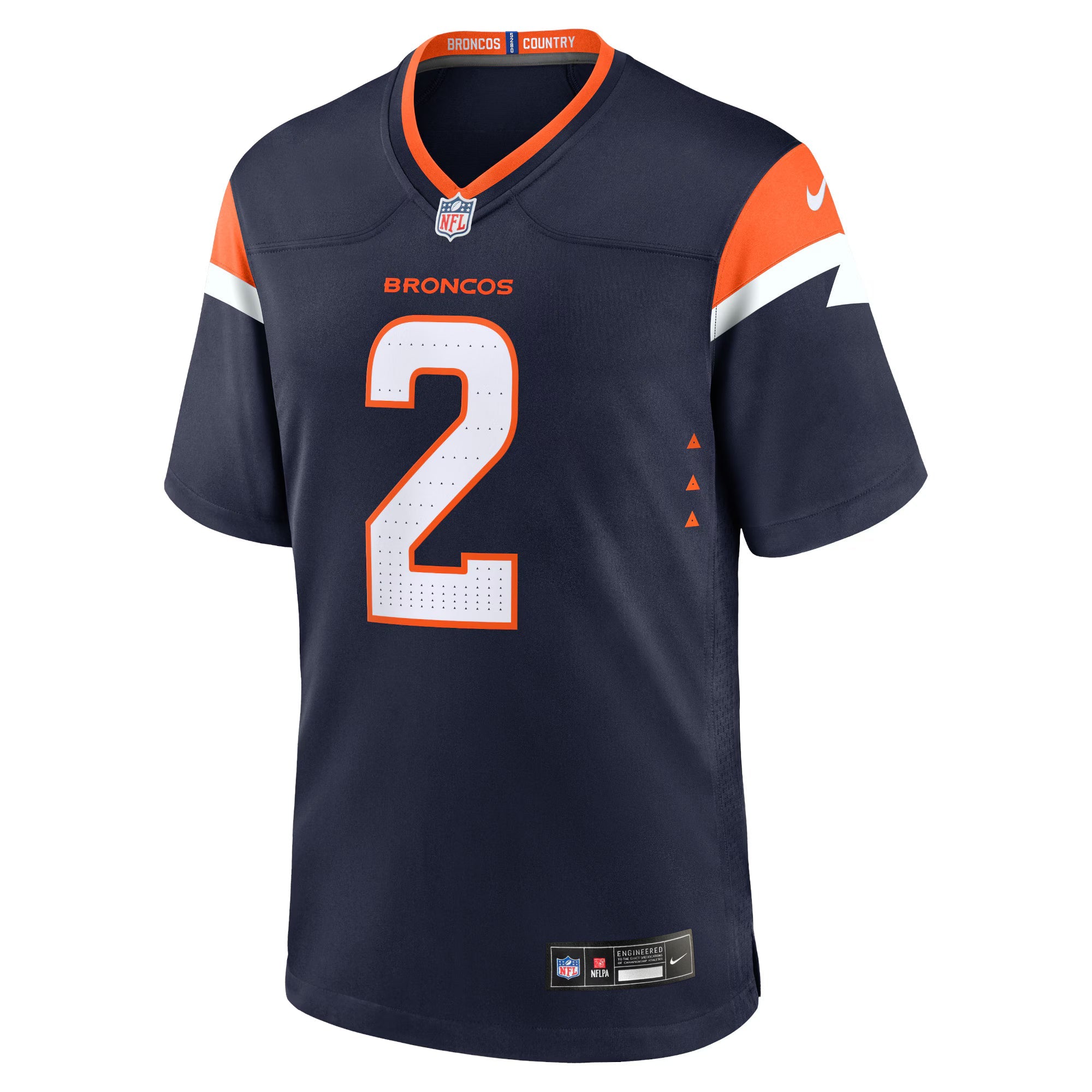 Denver Broncos Patrick Surtain II Navy Mile High Collection Alternate Game Jersey