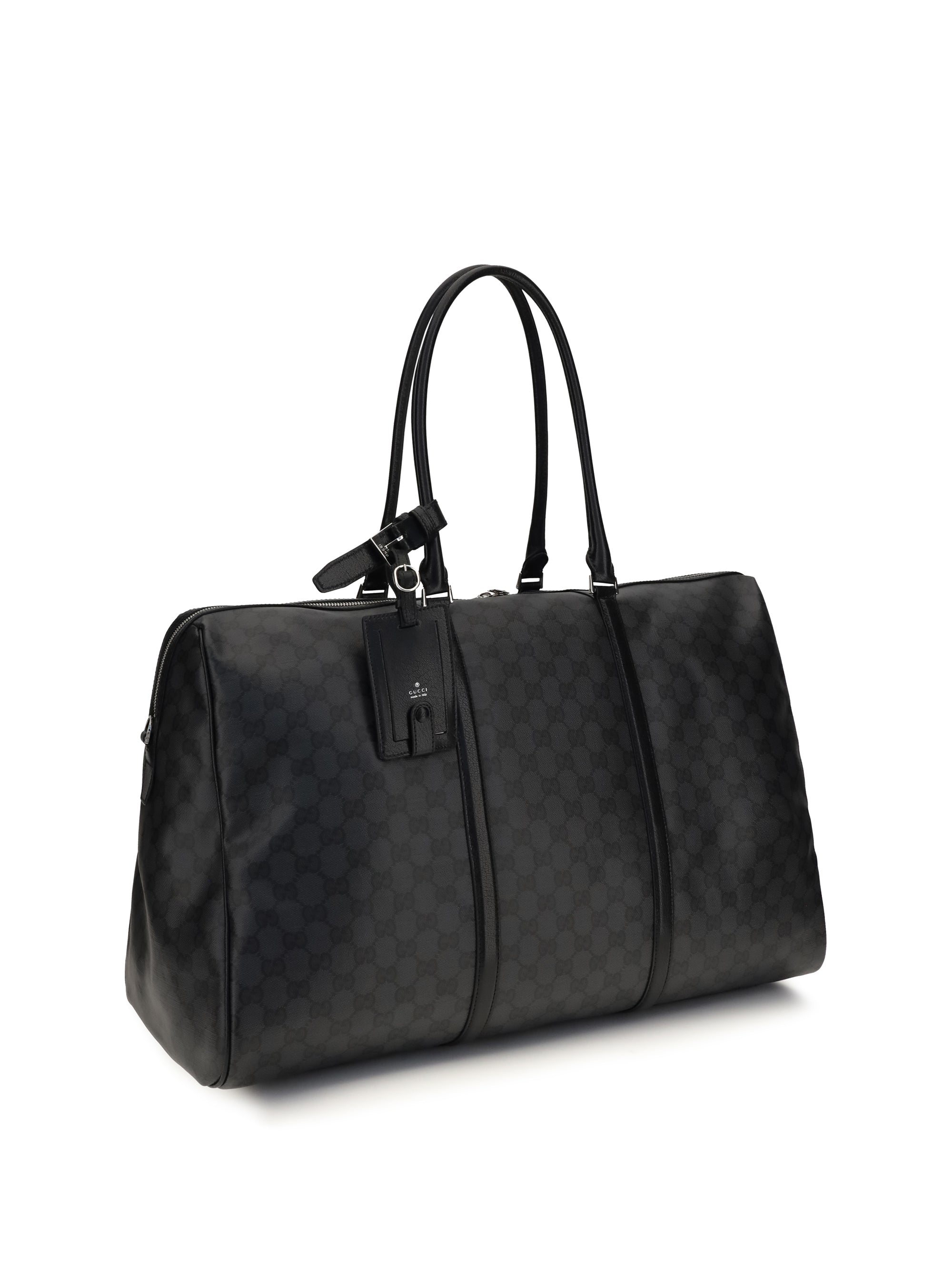 Gucci Women Gg Travel Bag With Web Stripe