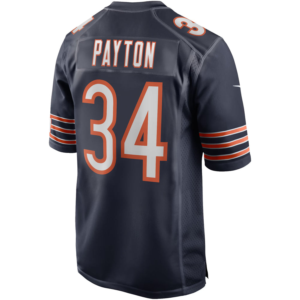 Chicago Bears Walter Payton Navy Game Retired Player Jersey