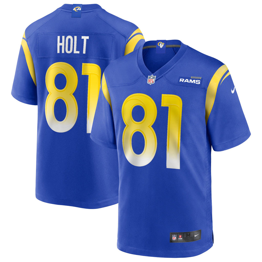 Los Angeles Rams Torry Holt Royal Game Retired Player Jersey