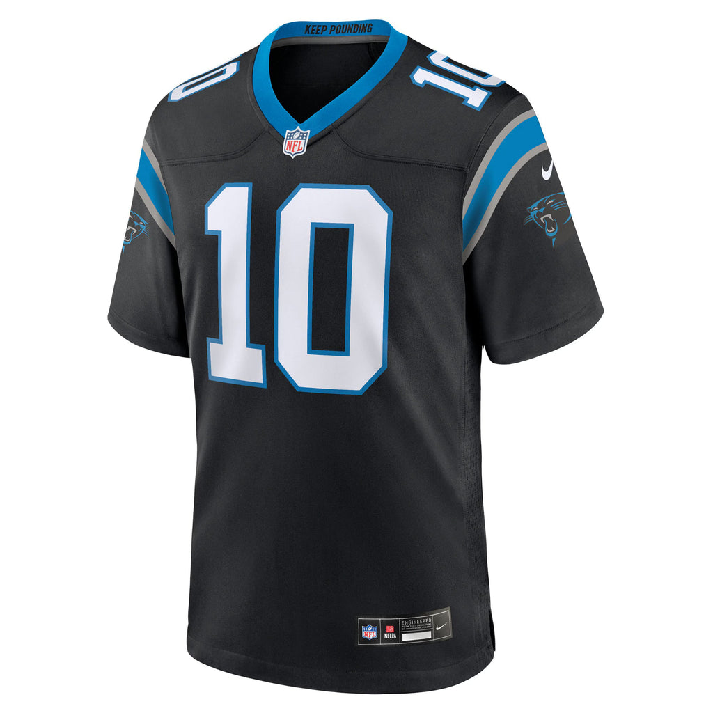 Carolina Panthers Ryan Fitzgerald Black Team Game Jersey