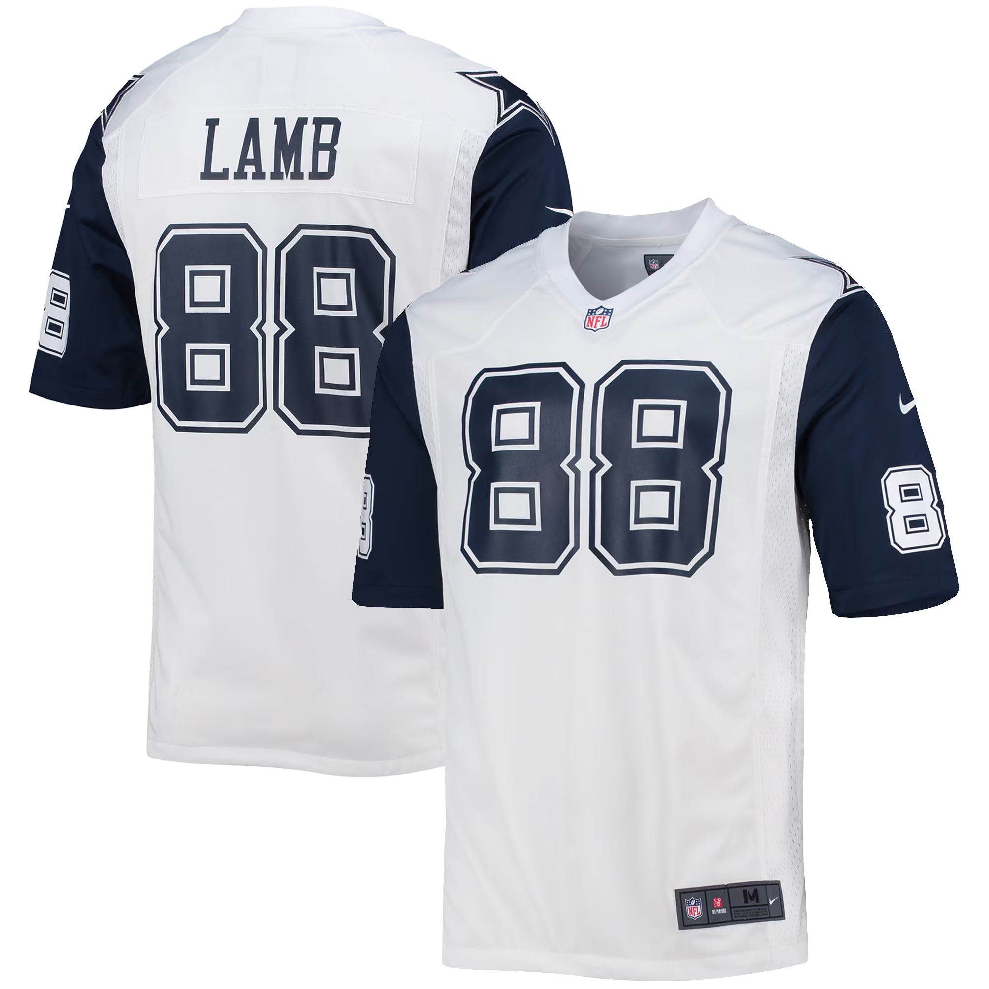 Dallas Cowboys CeeDee Lamb White Alternate Game Team Jersey