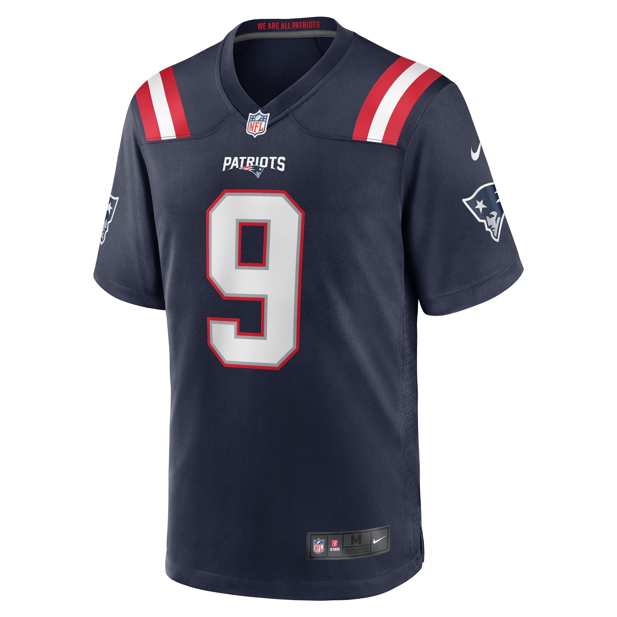 New England Patriots Kayshon Boutte Navy Game Jersey