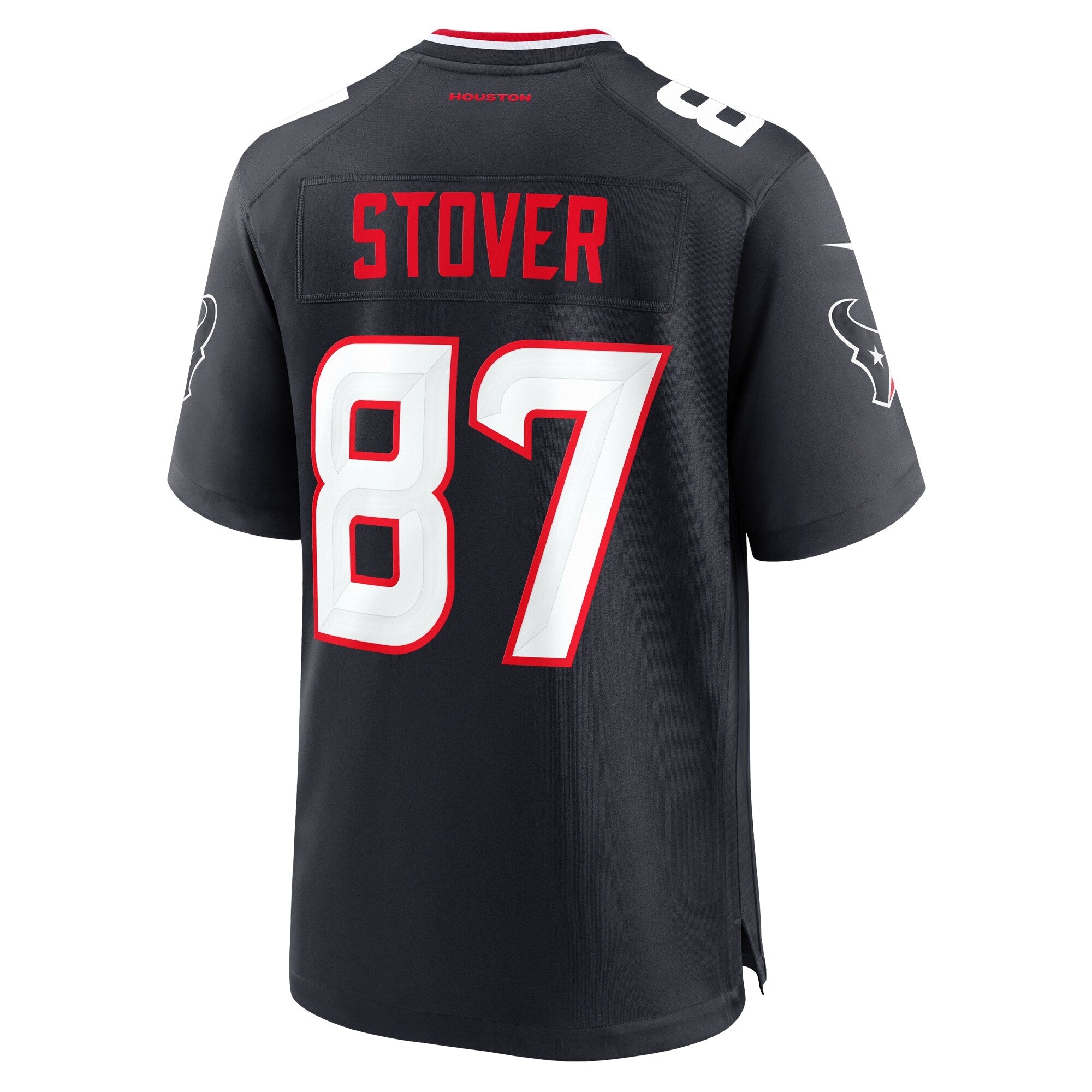 Houston Texans Cade Stover Navy Game Jersey