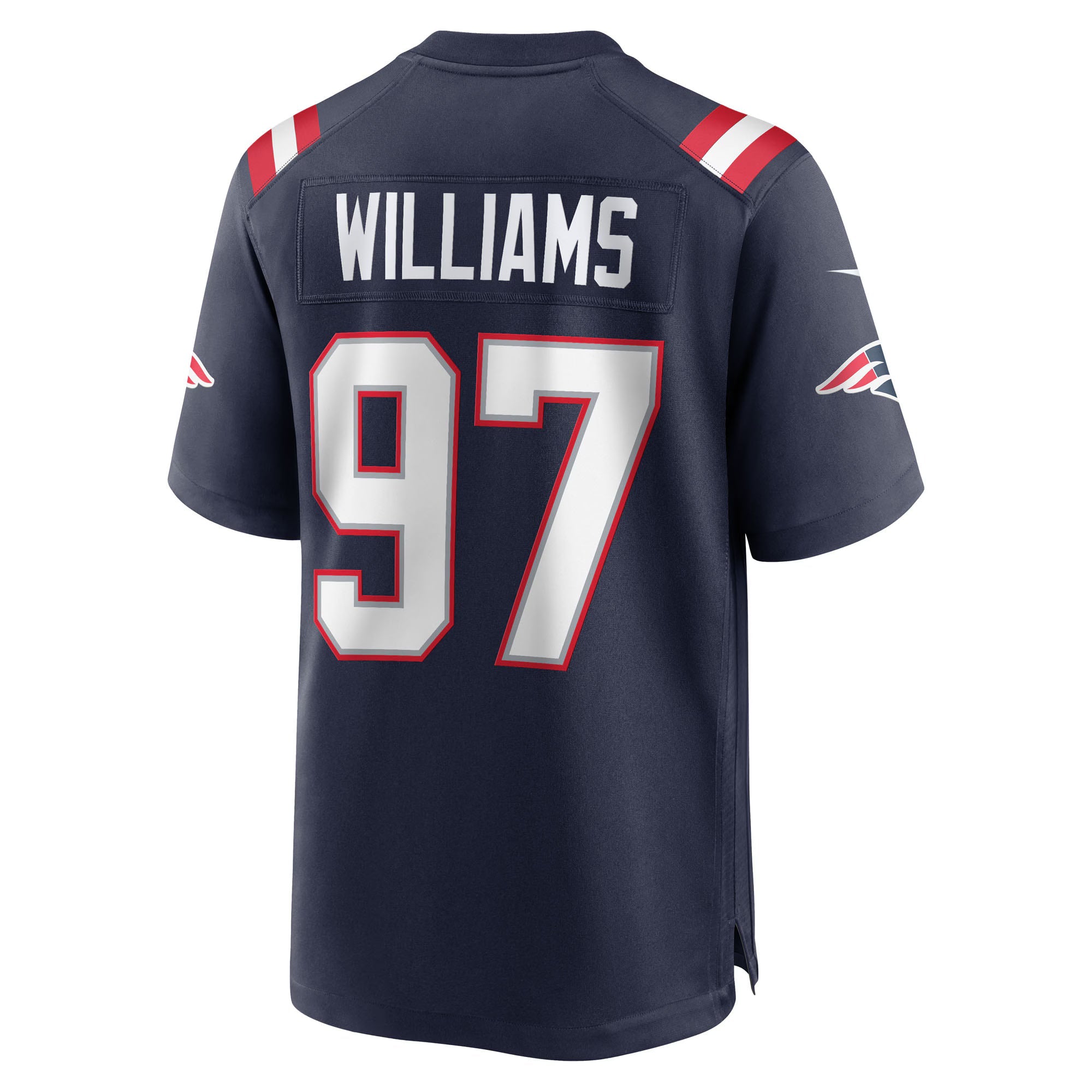 New England Patriots Milton Williams Navy Game Player Jersey