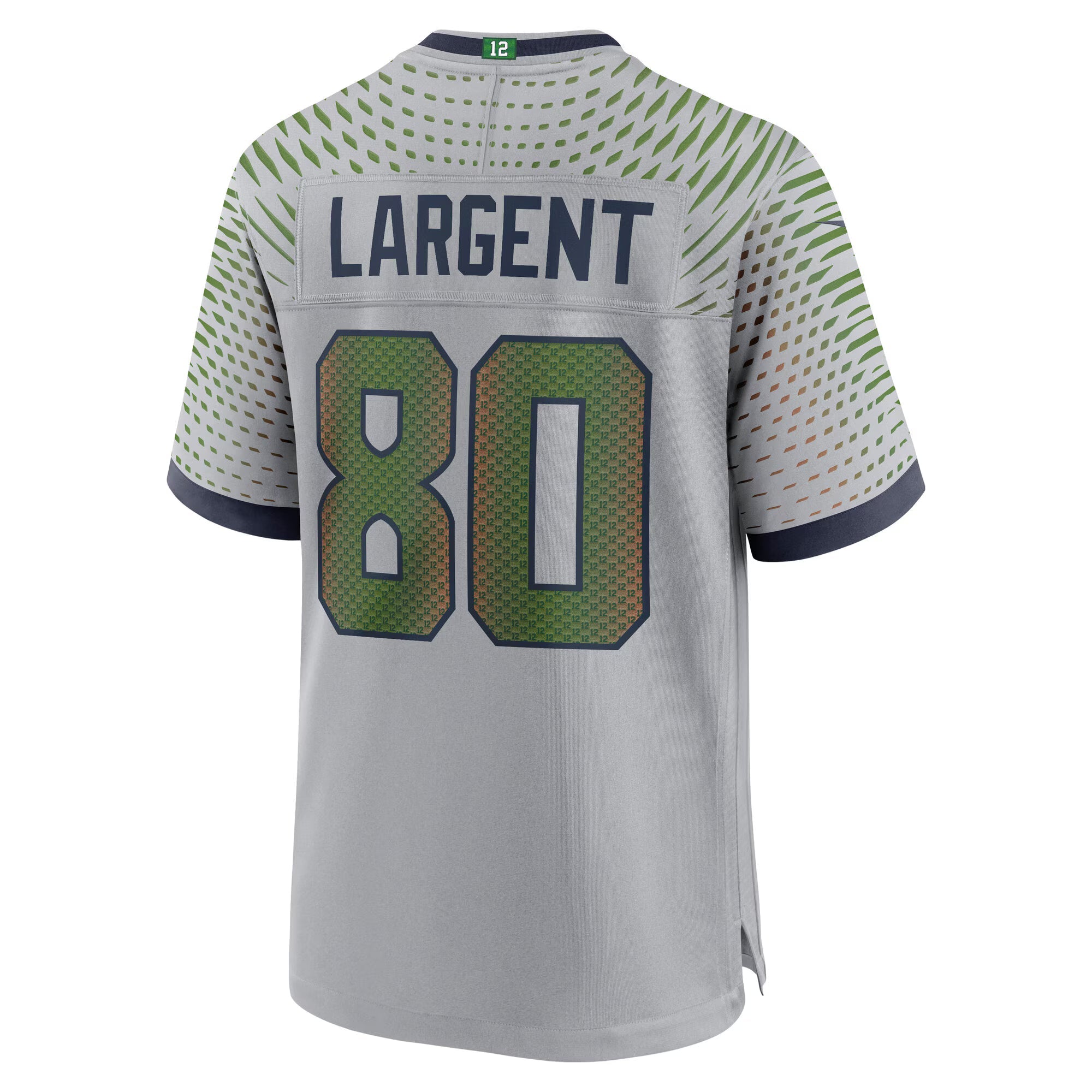 Seattle Seahawks Steve Largent Wolf Gray 2025 Rivalries Collection Retired Player Game Jersey