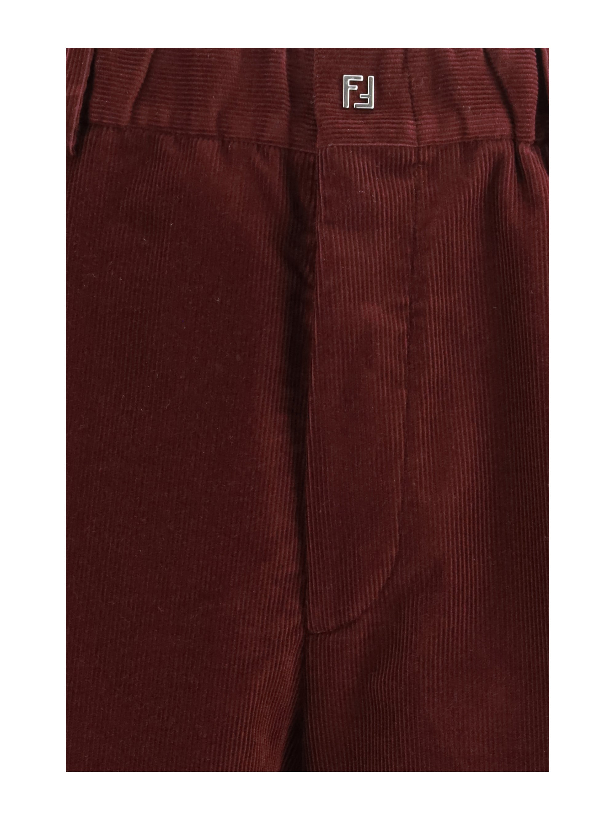 Fendi Men Velvet Pants