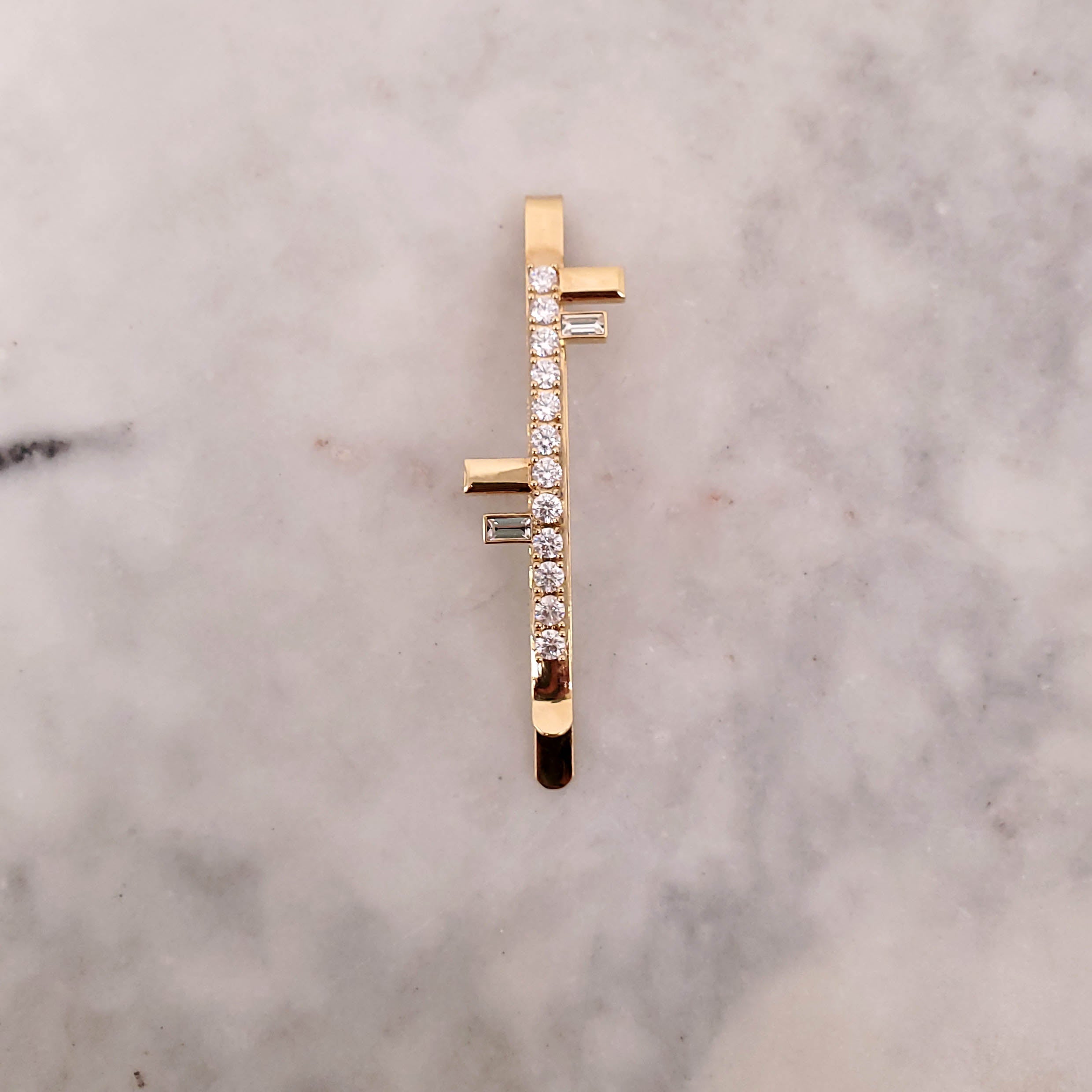 FENDI CRYSTAL HAIR CLIP