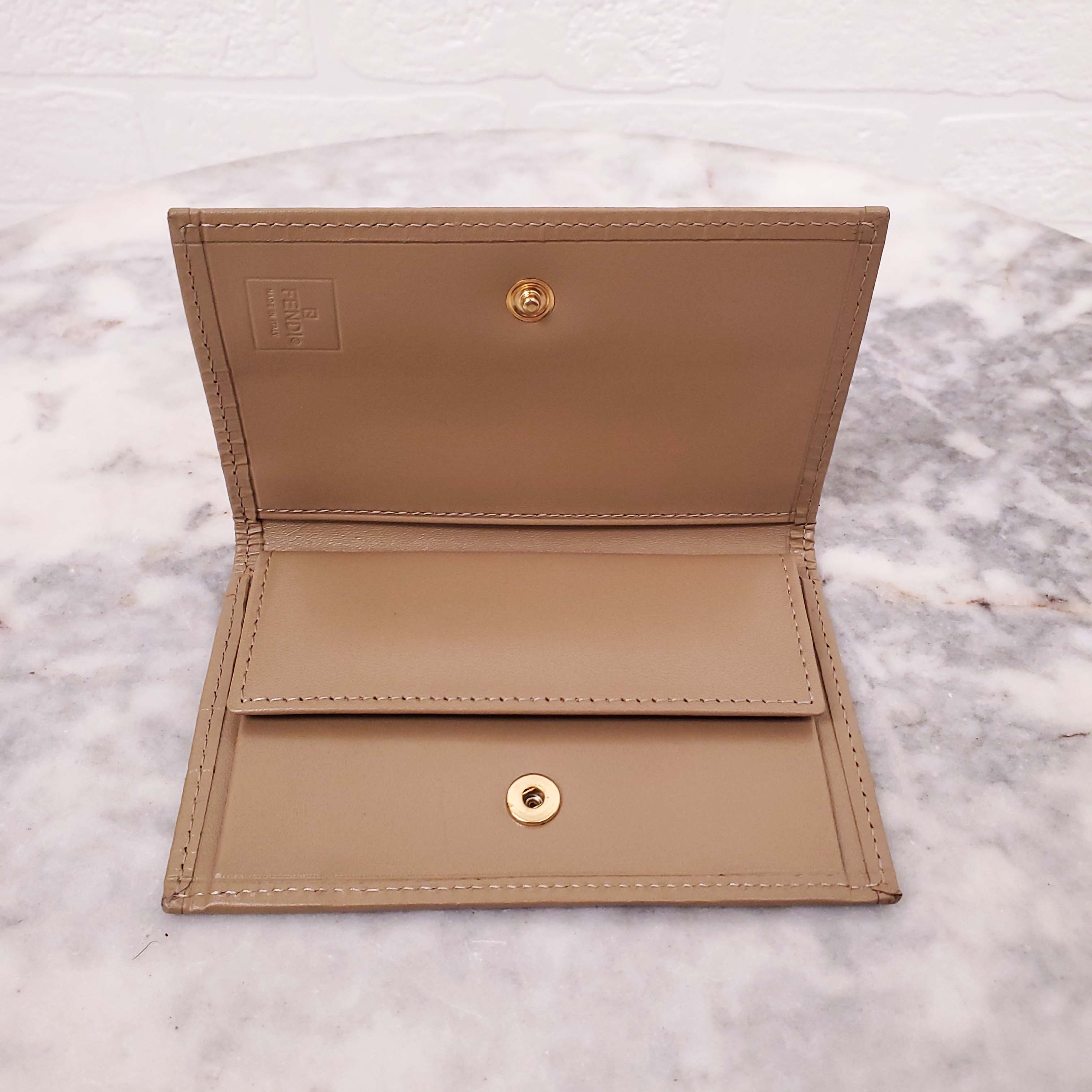 FENDI ORANGE COATED CANVAS 'ZUCCHINO MAMMA BAGUETTE' SHOULDER BAG