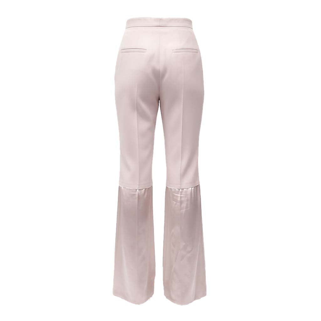 FENDI BLUSH PINK SILK TROUSERS - SIZE 34