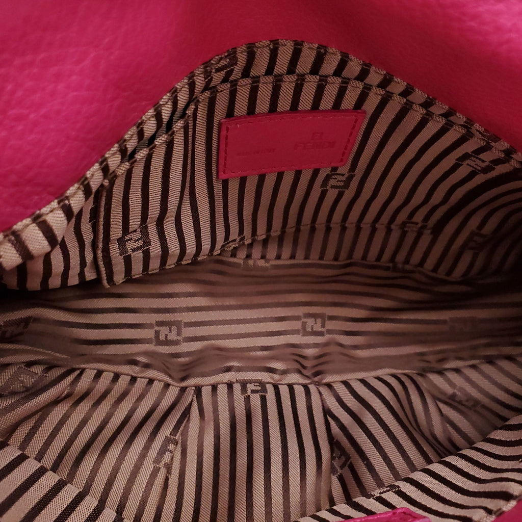 FENDI PINK POUCHETTE CROSSBODY BAG