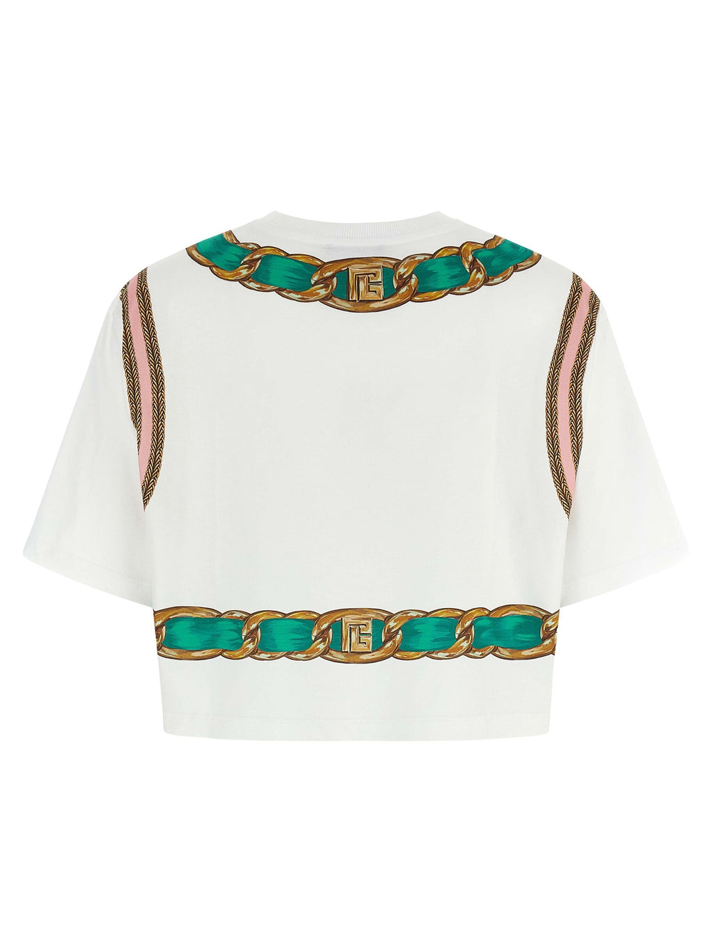 Balmain Women 'Balmain Foulard' Print T-Shirt