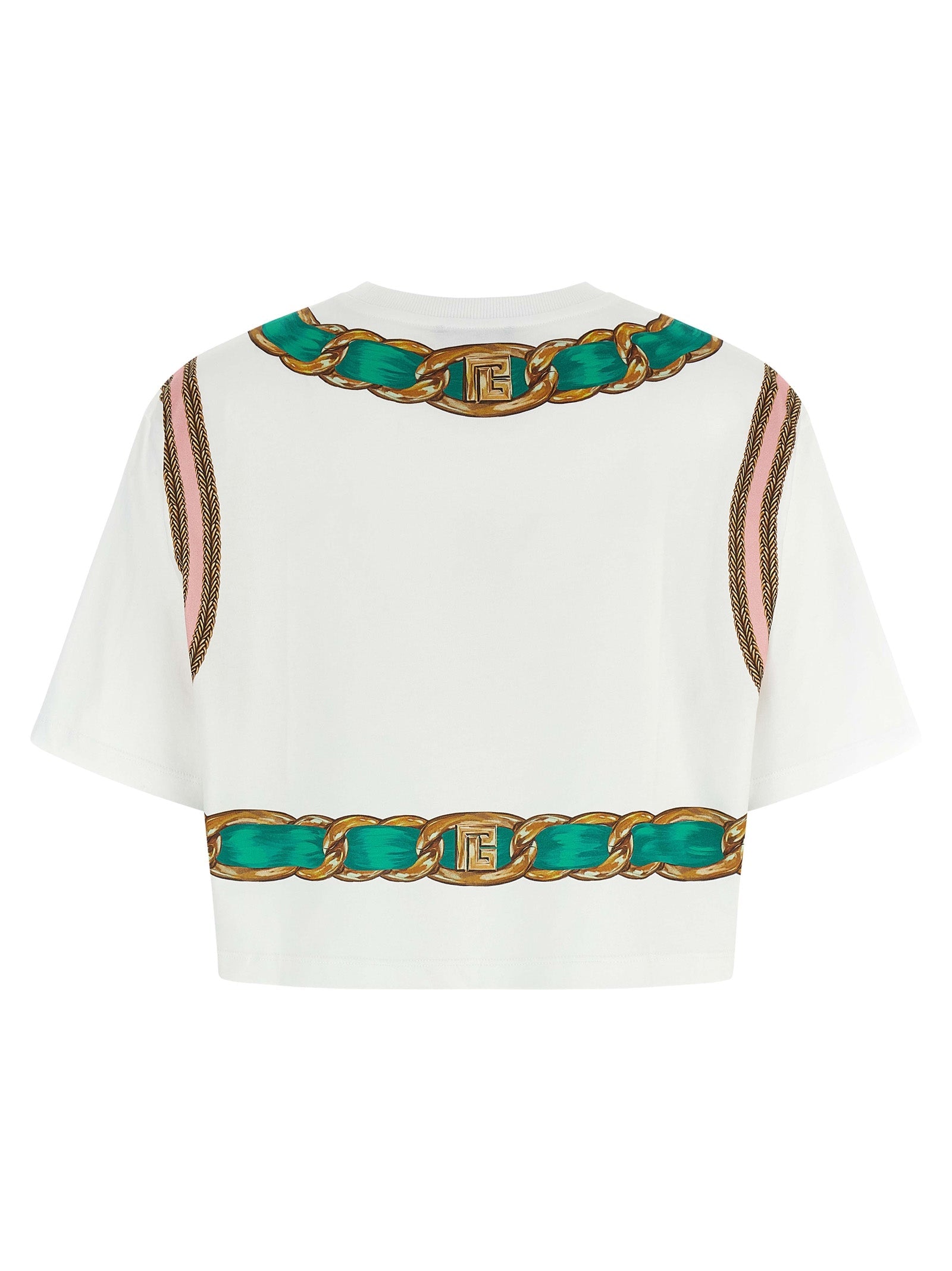 Balmain Women 'Balmain Foulard' Print T-Shirt