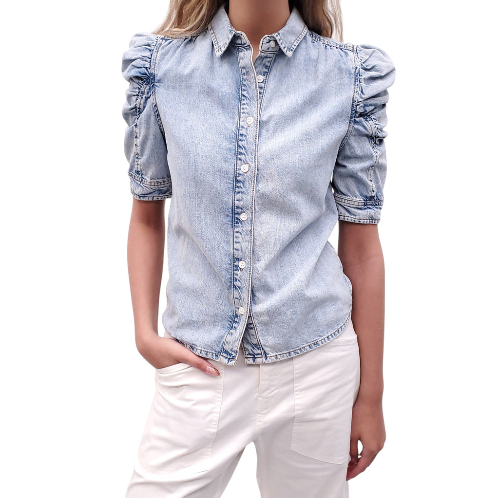 FRAME DENIM BLOUSE - SIZE XS