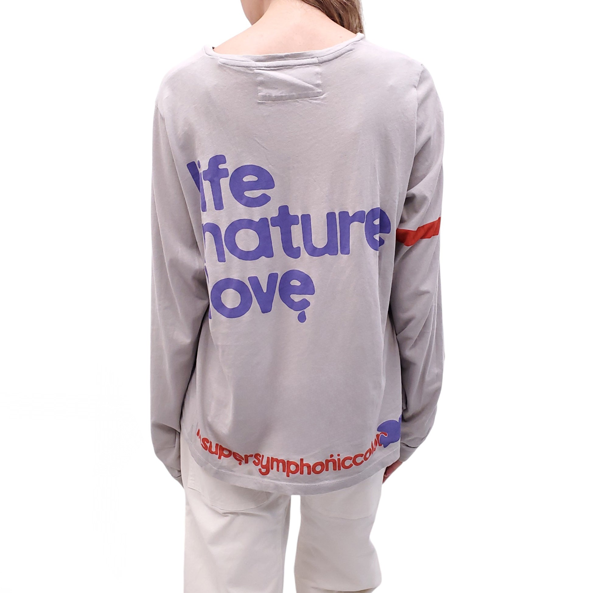 FREE CITY GREY LOGO LONG-SLEEVE SHIRT - SIZE 4/XL