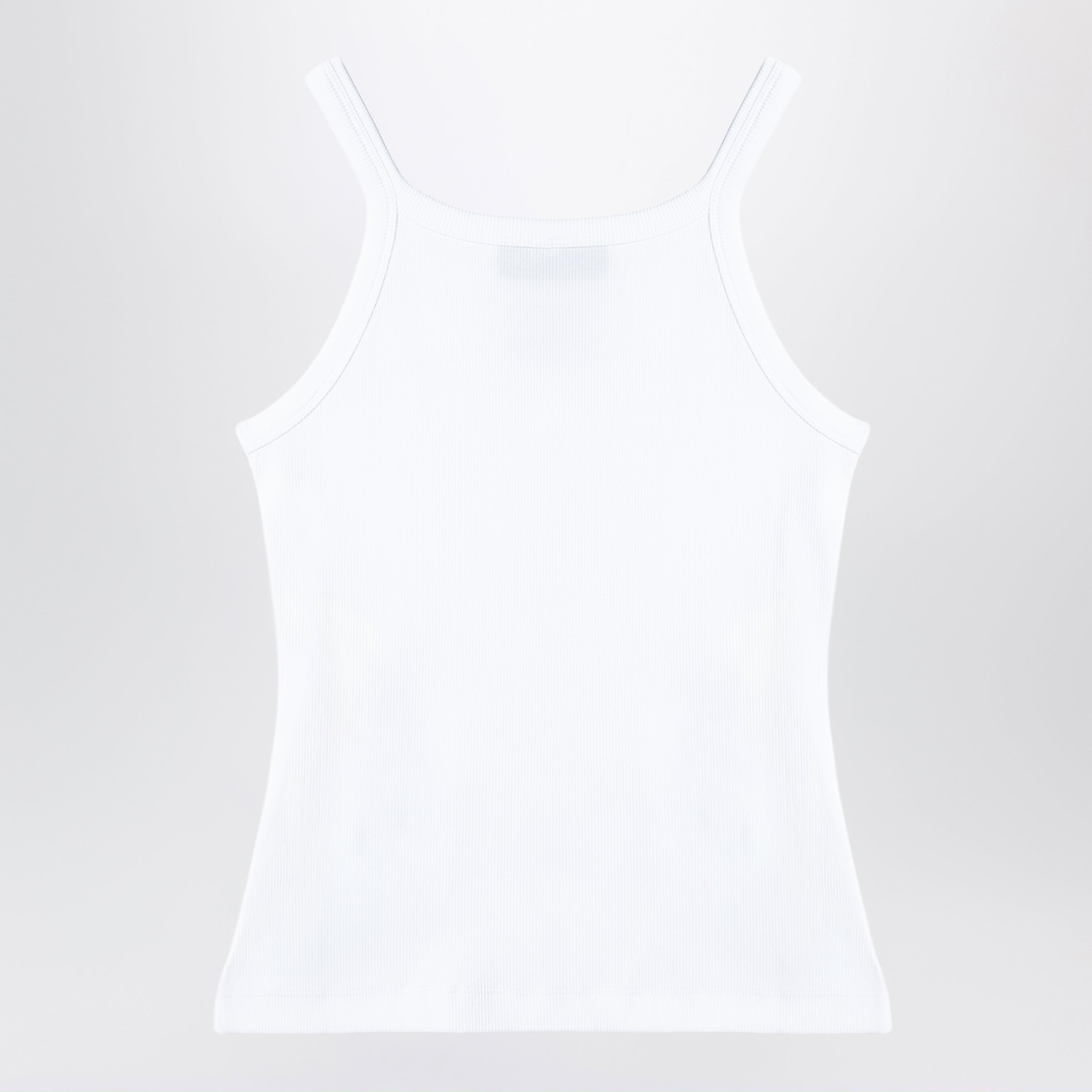 Fendi White Top With Logo Patch Women
