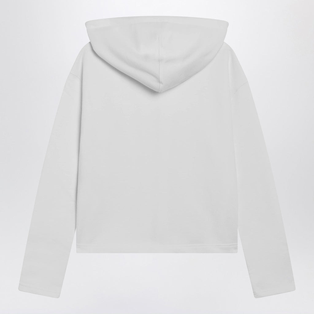 Ami Paris White Ami De Coeur Zip-Up Hoodie Women