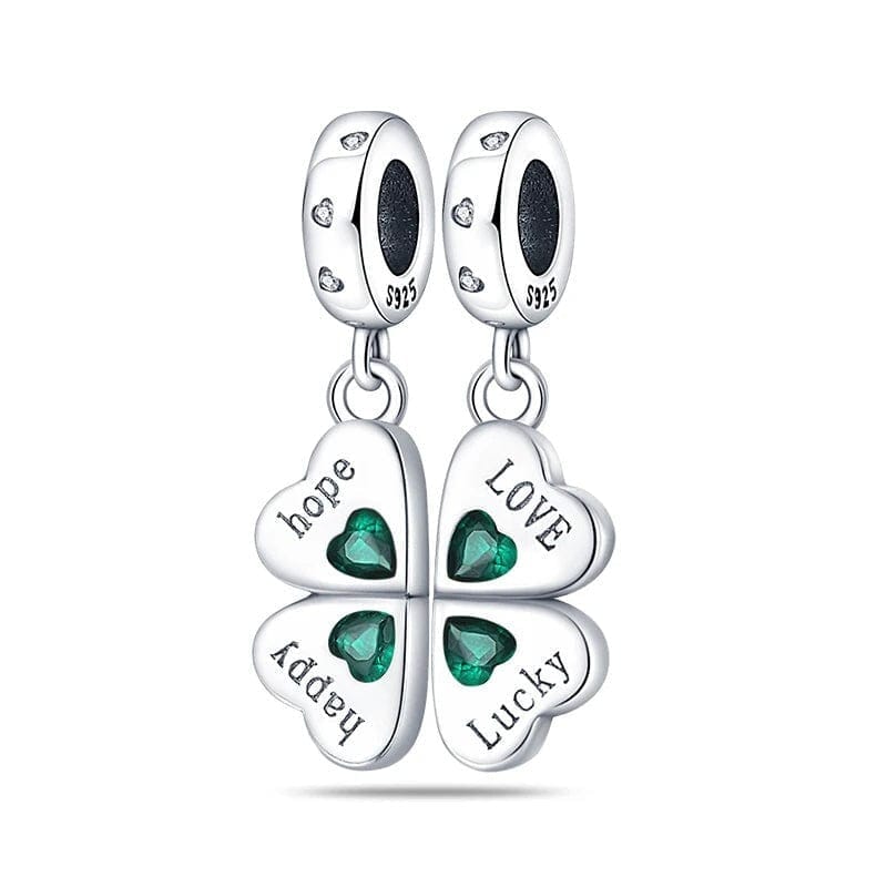 Four Leaf Clover Dangle Charm
