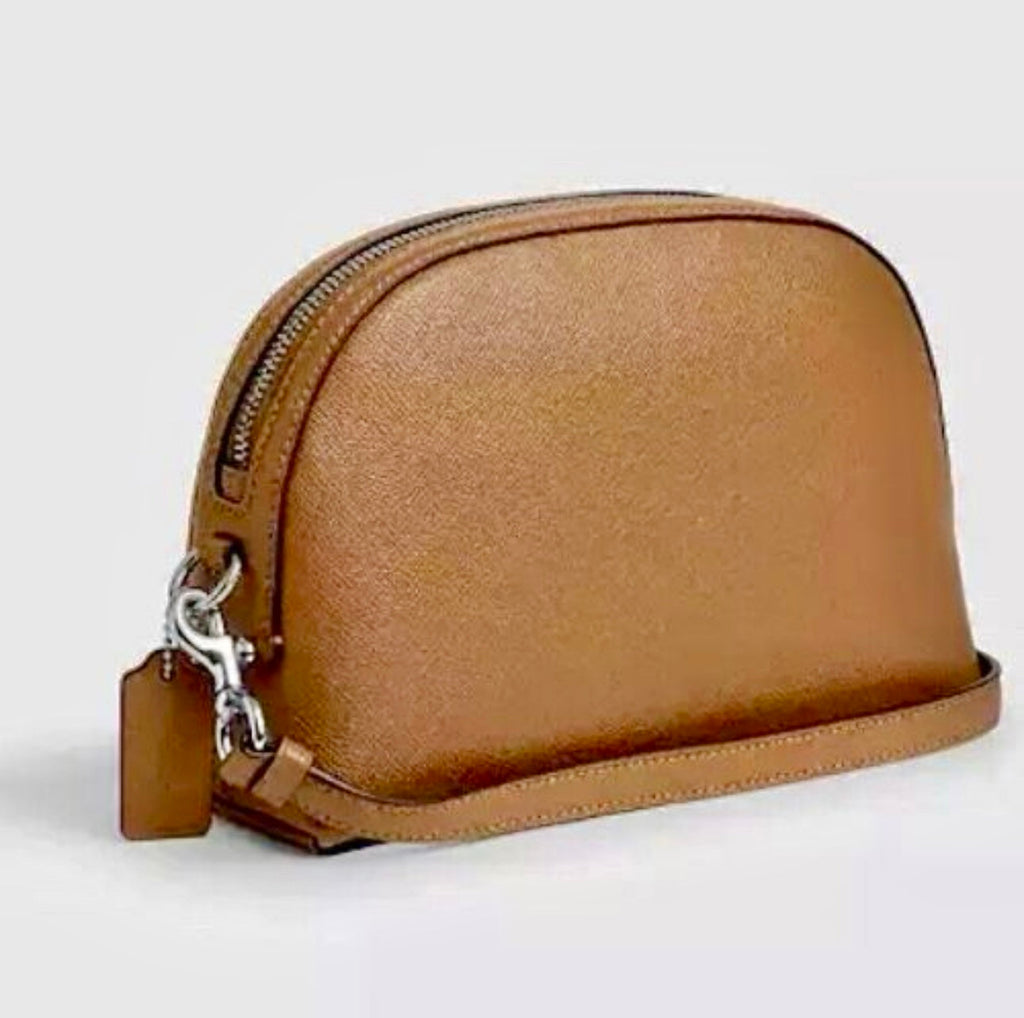 NWT Coach Leather Madi Crossbody Medium Bag In Tan