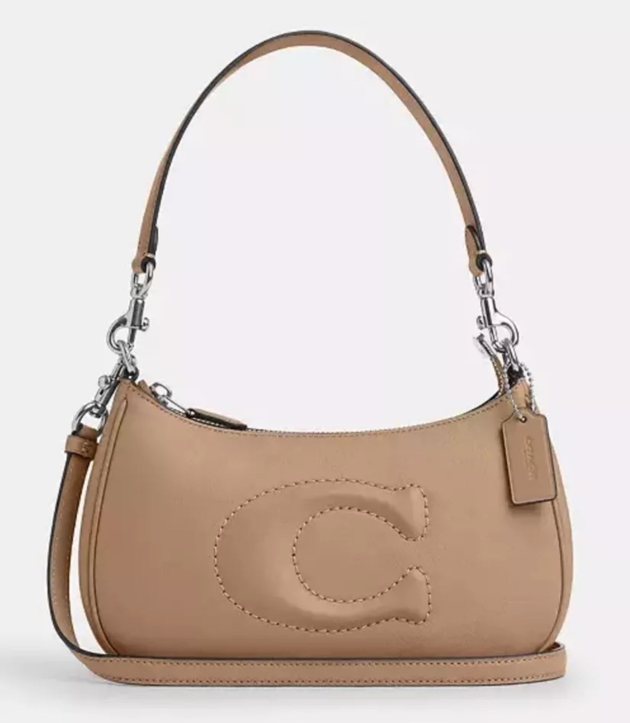 NWT Coach Teri Shoulder Bag In Signature Quilting In Smooth Leather