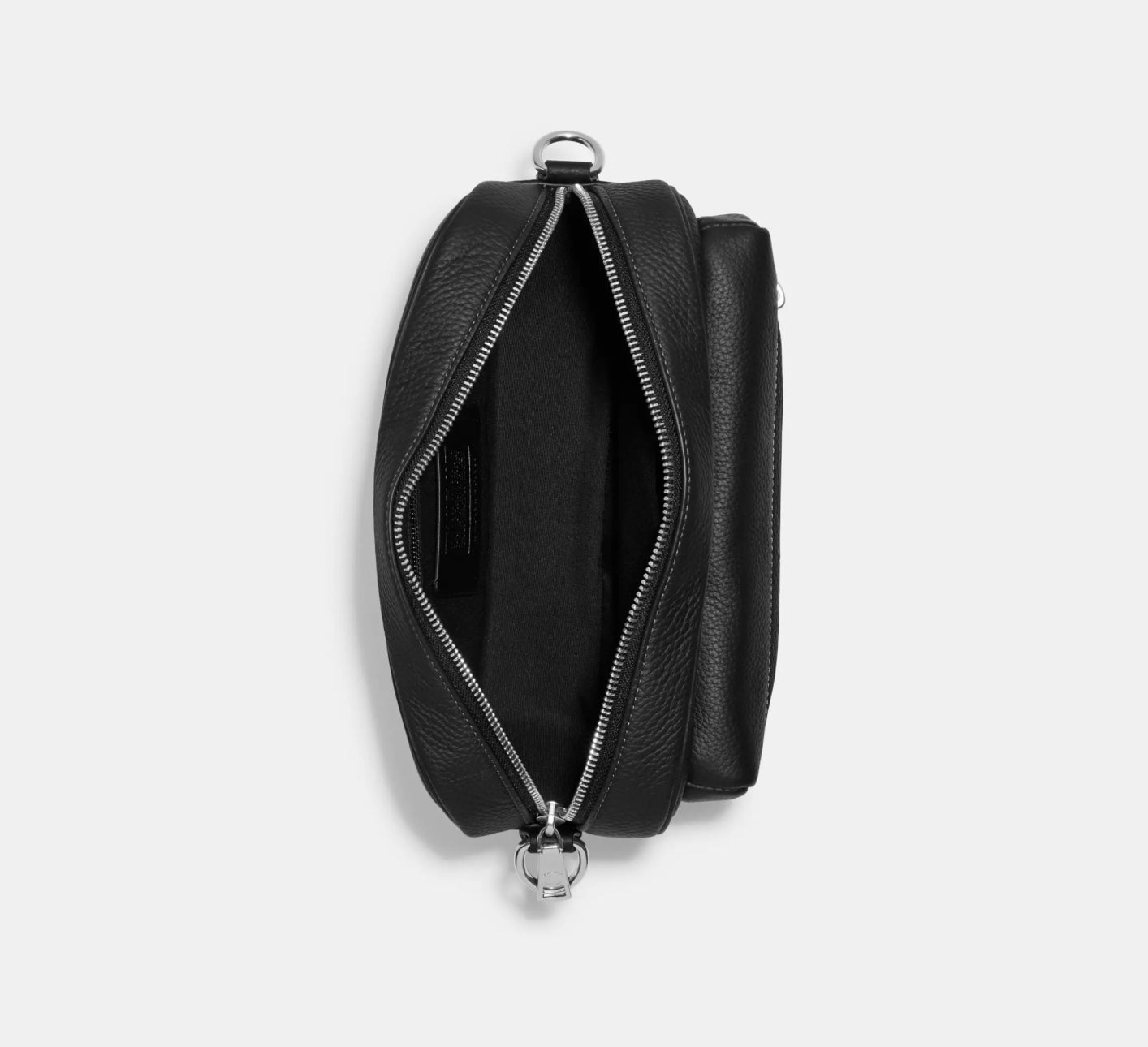 NWT Coach Leather Elias Crossbody Unisex Medium Bag In Black
