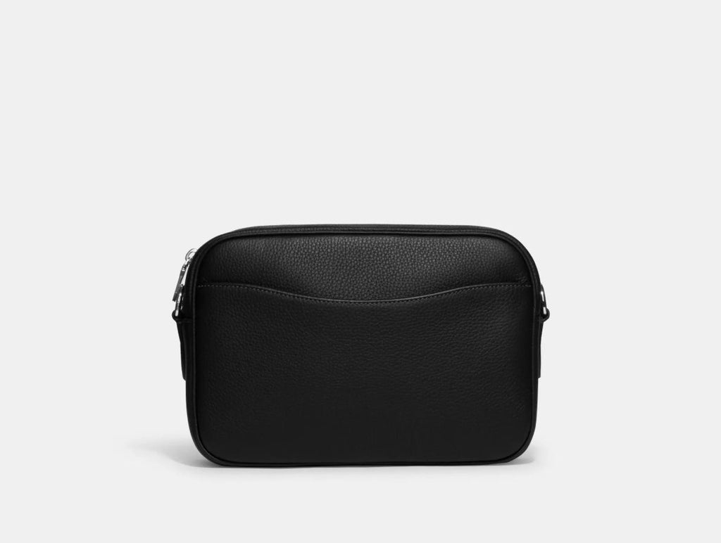 NWT Coach Leather Elias Crossbody Unisex Medium Bag In Black