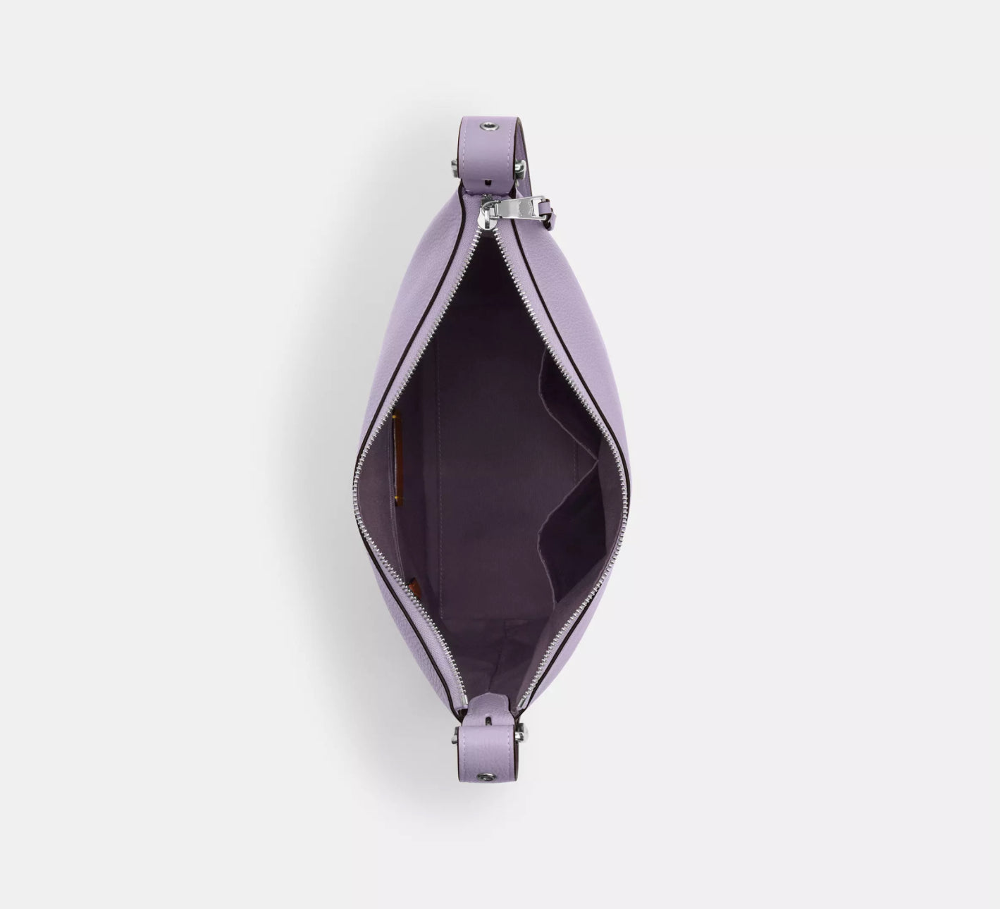 NWT Coach Val Duffel Bag In Leather In Silver/Lilac