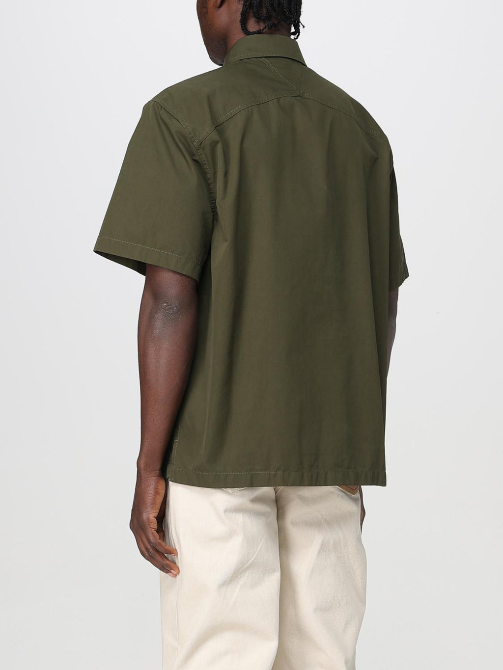 Bottega Veneta Shirt Men Kaki