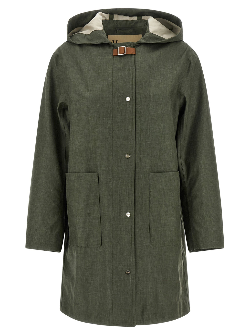 Herno Women Linen Raincoat