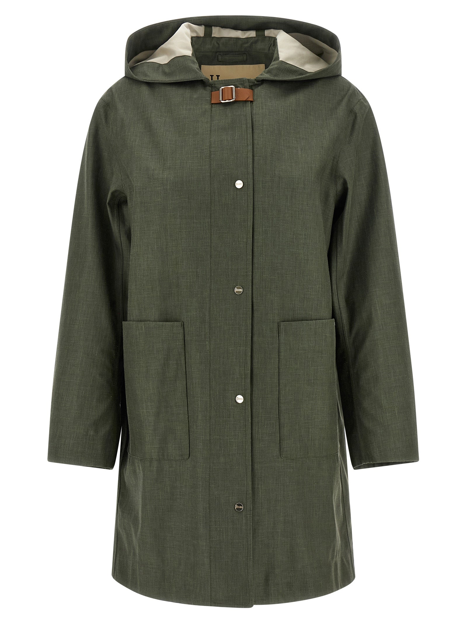 Herno Women Linen Raincoat