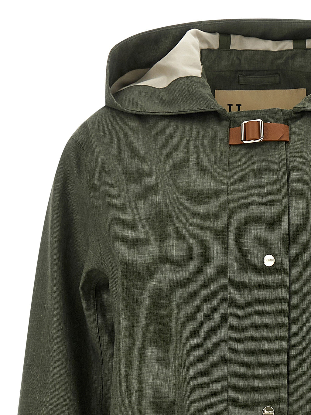 Herno Women Linen Raincoat