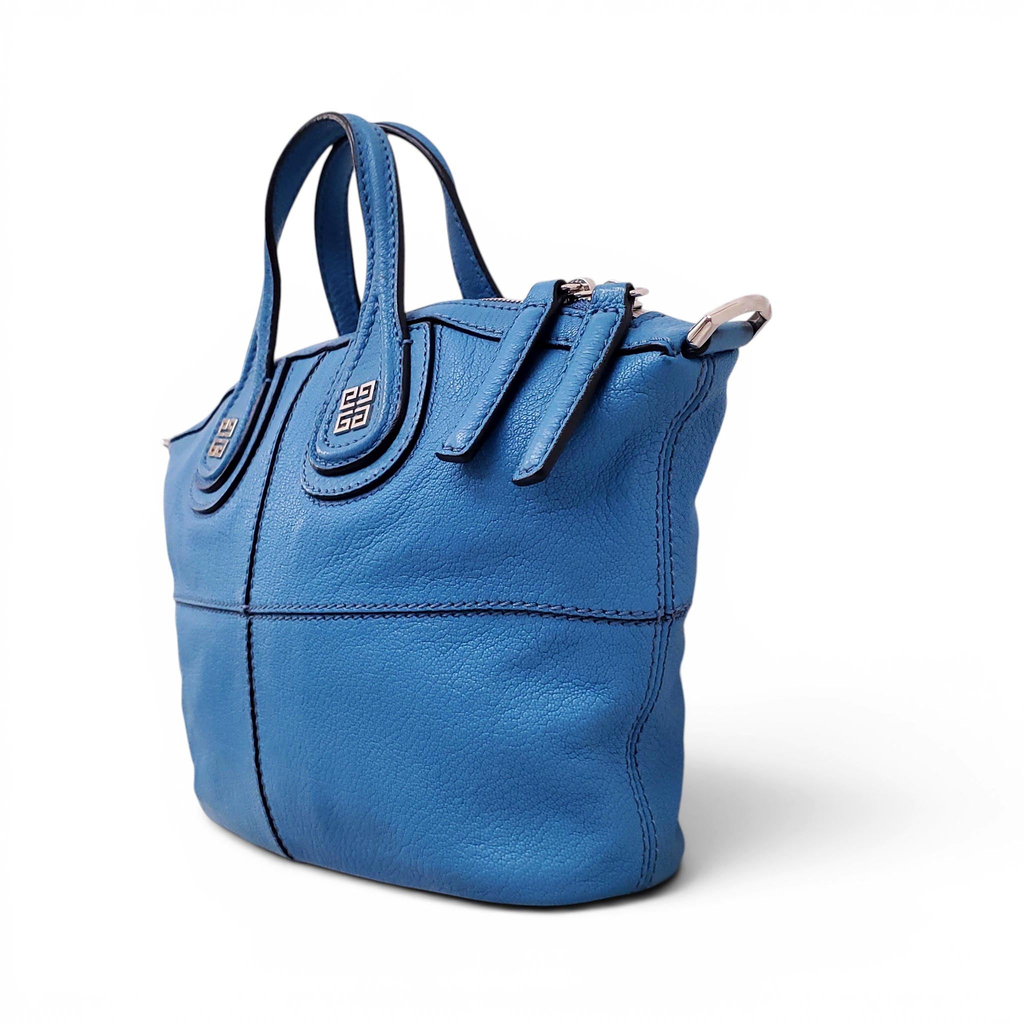 GIVENCHY BLUE SMALL NIGHTINGALE BAG