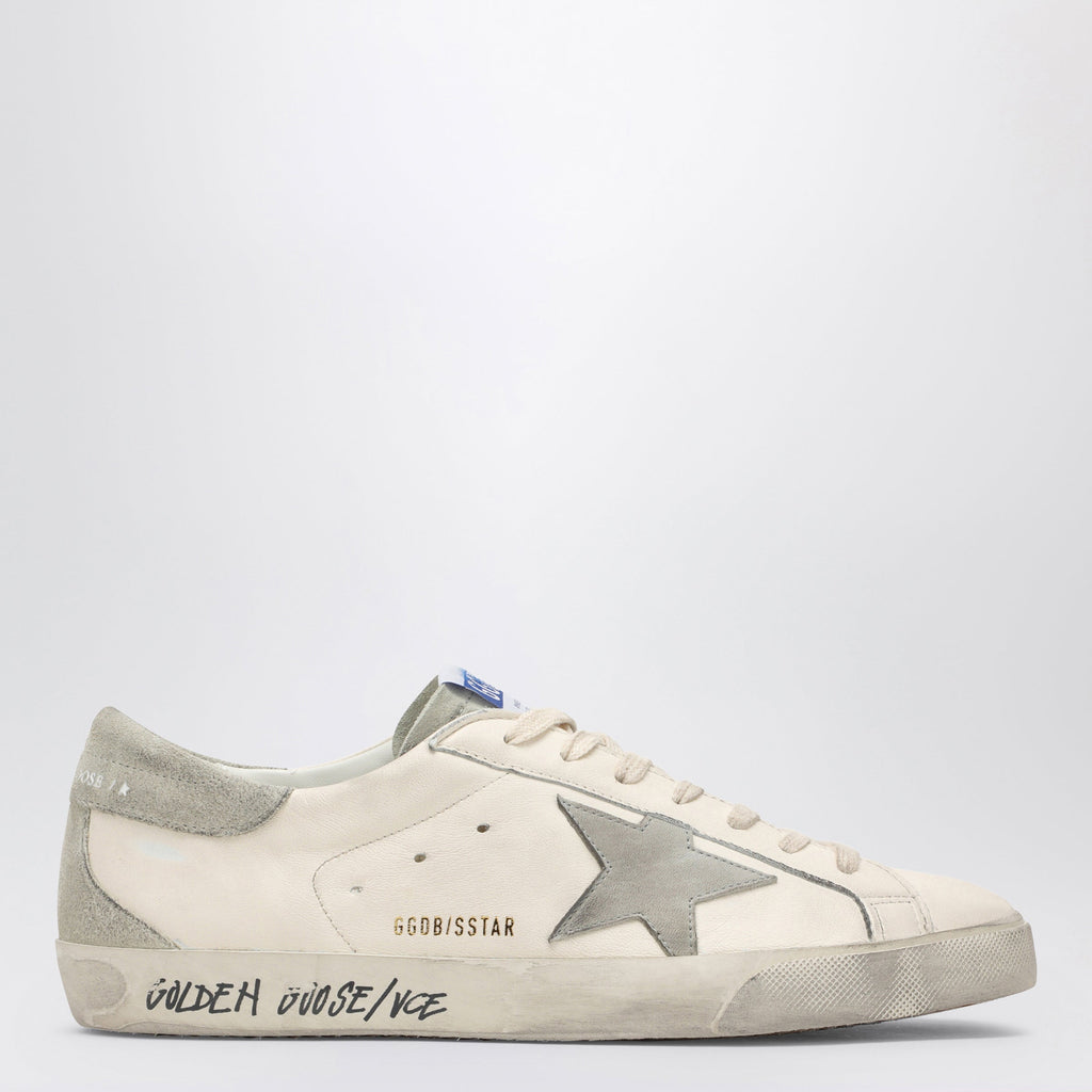 Golden Goose White/Grey Super-Star Sneakers Men