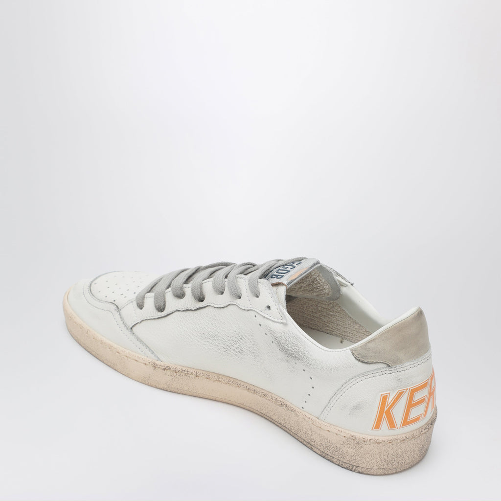 Golden Goose Ball Star Sneakers In White/Blue/Ice Men