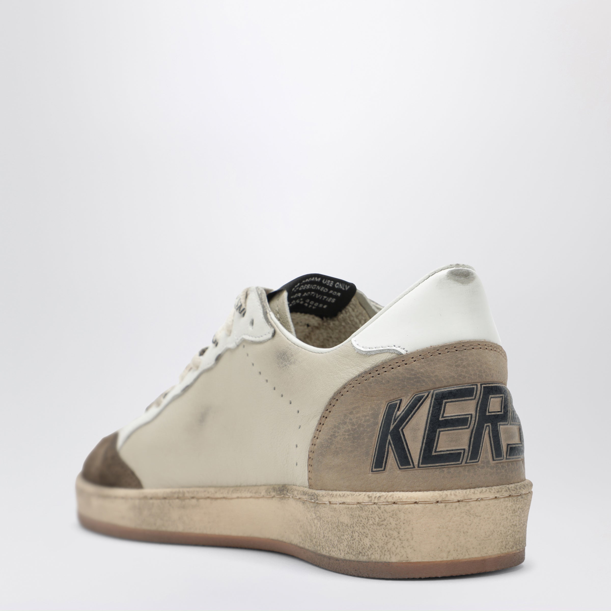 Golden Goose Cream/White/Marble/Blue Ball Star Sneakers Men