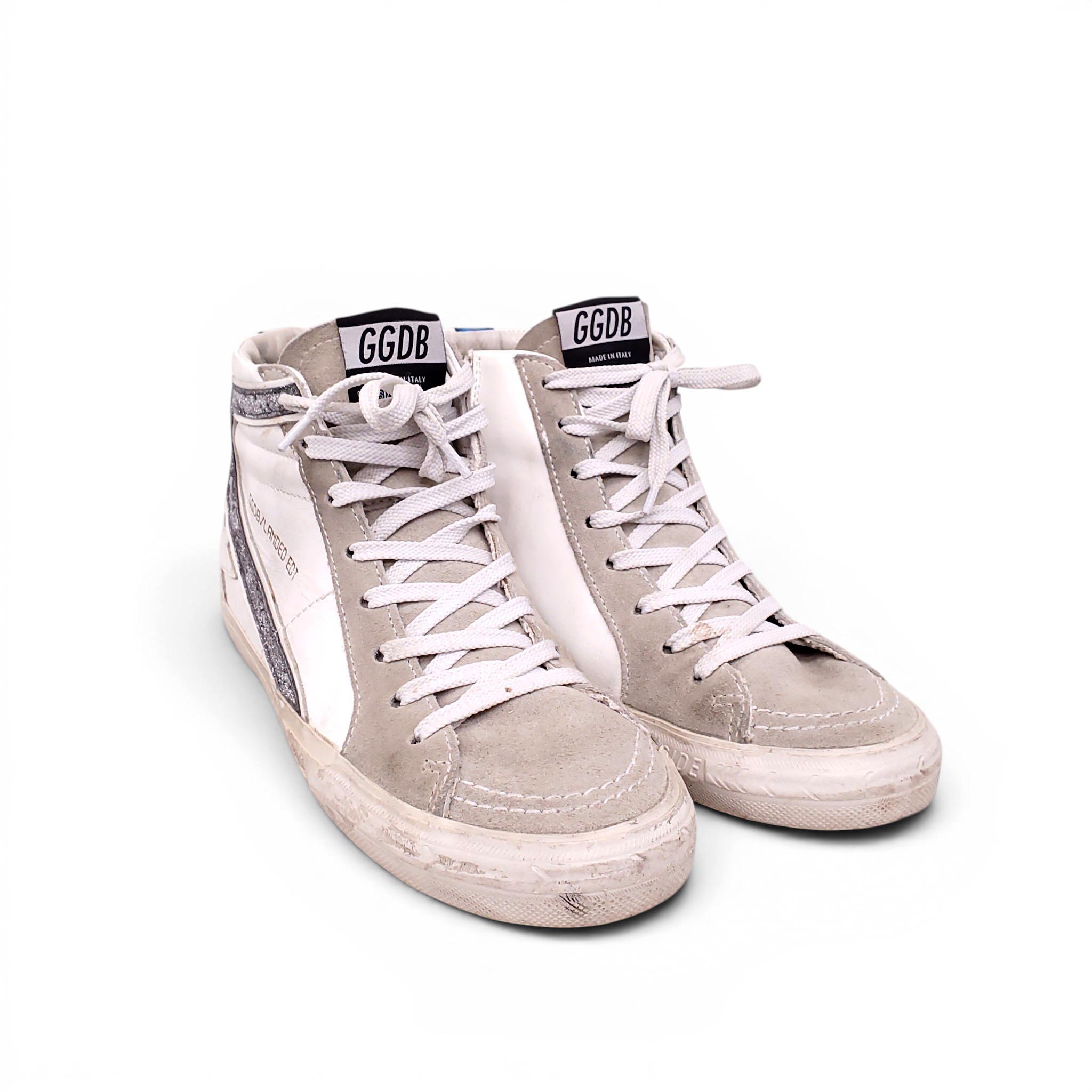 GOLDEN GOOSE HIGH TOP SNEAKERS - SIZE 37
