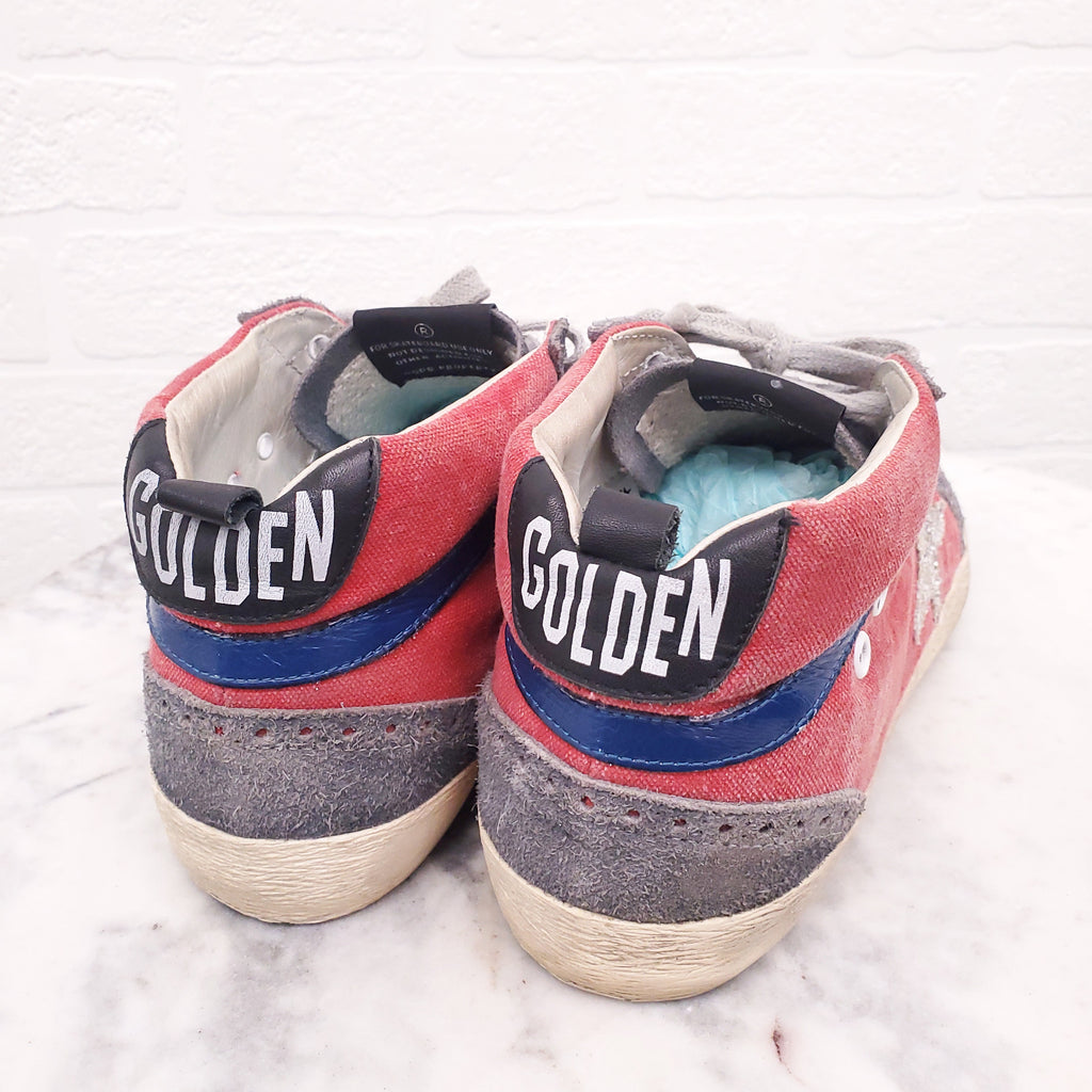 GOLDEN GOOSE MIDSTAR SPLATTER SNEAKERS - SIZE 40
